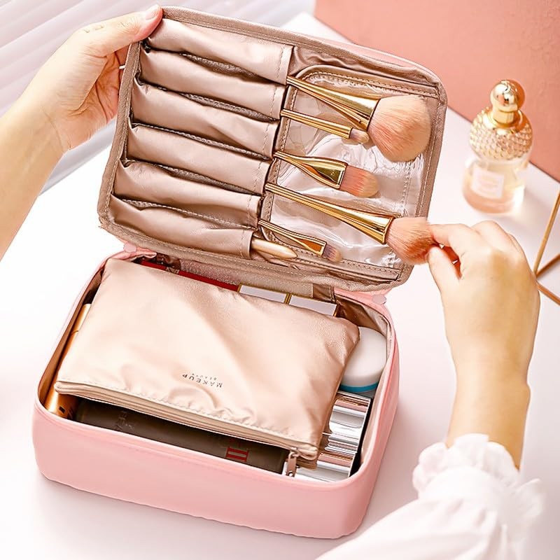 Travel Cosmetic Storage Makeup Bag Toiletry Wash Organizer Waterproof Portable,