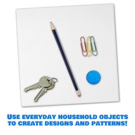 Essential Arts Safeprint Foam Sheets 165 x 165mm Square – Pack of 15 Blocks. 3mm Thick Polystyrene Safe Relief Printing Tiles for Model Making