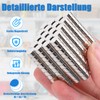 Aenienoe 100 Pack Small Magnet 6x3mm Mini Strong Magnets for