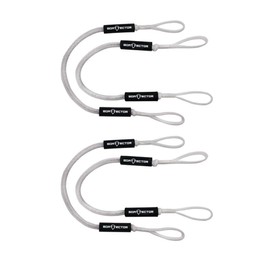 Extreme Max 3006.3252 BoatTector Bungee Dock Line Value 4-Pack - 5', White