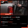 A-Premium - Textured Black Tailgate Handle Liftgate Latch Handle -