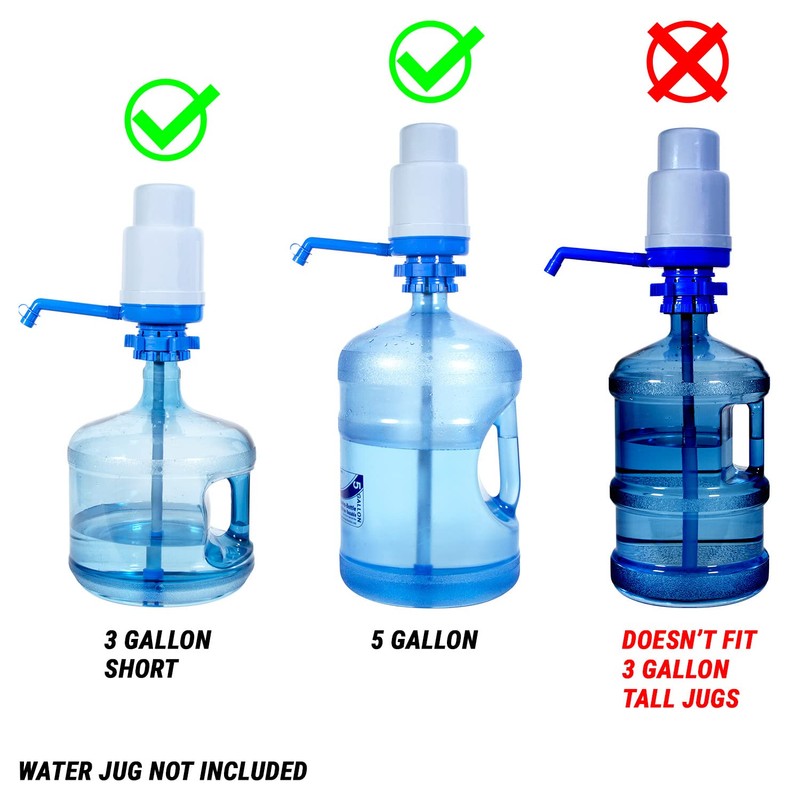 Dolphin Manual Water Pump for 2 to 6 Gallon Bottles,