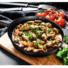 Utopia Kitchen Cast iron Skillets 3 Piece Set, Chefs Pan,