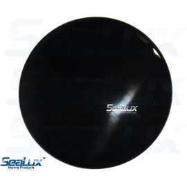 SeaLux Marine Boat Black 2-5/8 INCH Plastic Boat Center Steering Wheel Cap for Boat Destroyer Steel Wheels