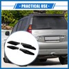 A ABSOPRO 4pcs Car Roof Rack Side Rails End Cover