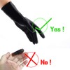 Guantes de tinte para el cabello, guantes de goma reutilizables,