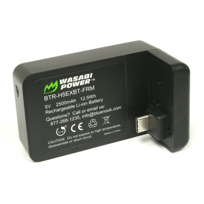 Wasabi Power 2500mAh Extended Battery for HERO6 Black, HERO5 Black