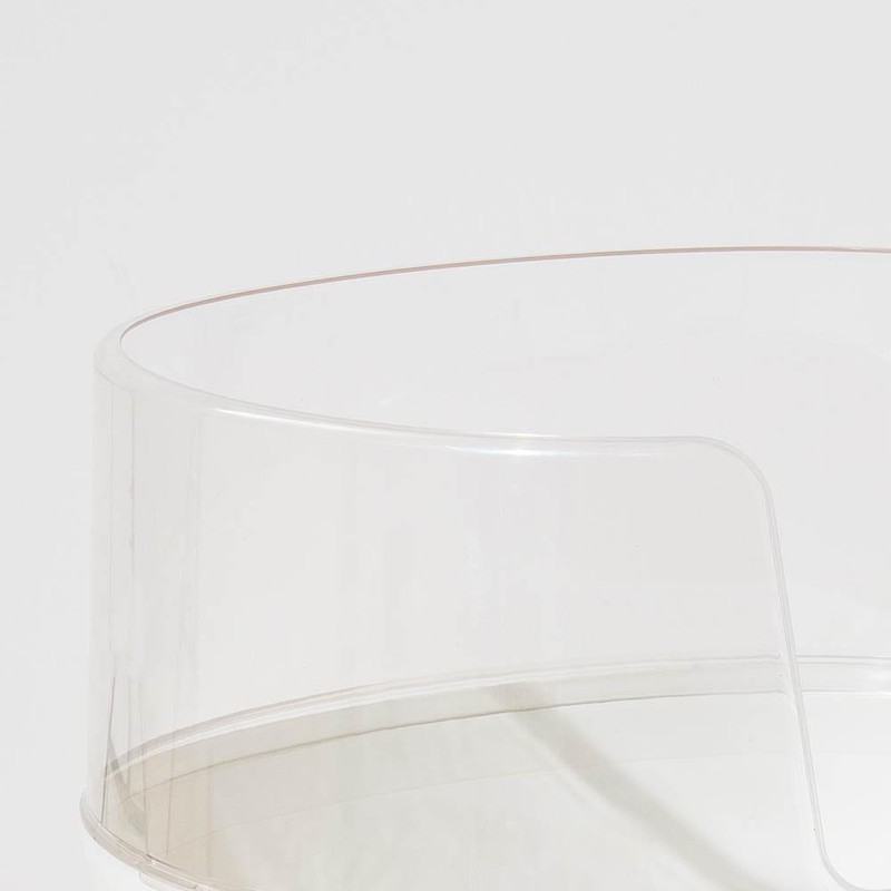 Fitpet, NyangSam, Cat, Litter Box, Transparent Litter Box, Transparent, White