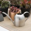 1000ml Stainless Steel Indoor Outdoor Watering Can Garden Plant Flower