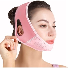 Face Slimming Belt, V Face Masks, Reusable V-Line Mask, Double Chin Remover Lifting Mask, Double Chin Reducer Face Lifting Bandage, V-shaped Slimming Face Mask