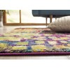 Safavieh Monaco Collection MNC225D Boho Chic Abstract Watercolor Area Rug,