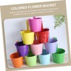 NOLITOY 4pcs Iron Hanging Flower Pot Detachable Hooks for Balcony