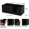 Coffee Cup Holder for Countertop, Acrylic Disposable Cup Organizer Black