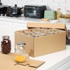 Menkxi 6 Pieces Regular or Wide Mouth Mason Jar Storage