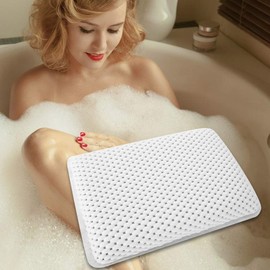 Bath Pillow, Premium Spa Sleeping Pillows with Ergonomic Neck & Head Pads, Non-Slip Bath Cushions