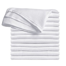 Clips N Grips® Birdseye Flatfold Cloth Diapers, 12 Count (White)