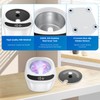 Retainer Cleaner Machine - Raccomb LED Light Dental Cleaner for