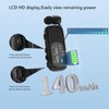 Retractable Headset, Ergonomic Clip On Bluetooth Headset with Vibration Alert