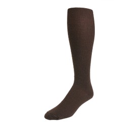 2PR Mens Merino Wool OTC Knee-high Socks - 17" Leg (Charcoal)