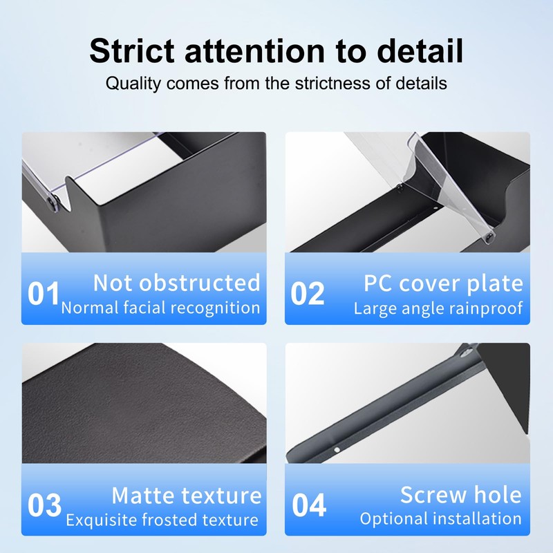 Clear Flip Cap Keypad Rain Cover,High Quality Galvanized Iron Material