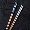 Minoru Pottery Chopsticks 9.1 inches (23.0 cm), White Bear, Gray