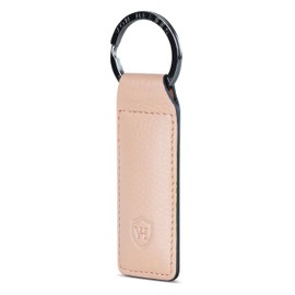 VON HEESEN® Leather Keyring with Gift Box, Key Organiser Lanyard, Key Ring, Key Holder, Gift for Men and Women (Rose)