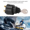 Ausla Marine Ignition Switch, Universal Engine Start Switch, 6 Screws,