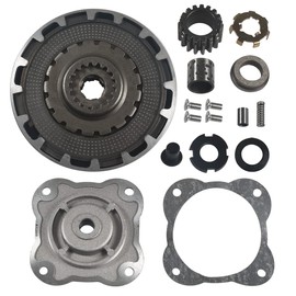 17 Teeth Heavy Duty Manual Clutch Assembly for 50cc 70cc 90cc 110cc 125cc Dirt Pit Bike & ATV - Also fit for Taotao, Apollo, Lifan, SSR etc.