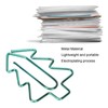 100Pcs Paper Clips Cute Unique Tree Shape Electroplating Process Lightweight