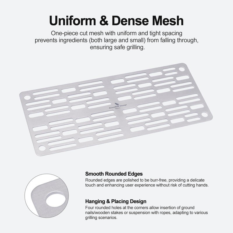 Boundless Voyage Titanium Grill with Carry Bag Outdoor Camping Grill