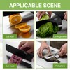 Thoquene Titanium Chopping Board with Connection Set, Stainless Steel, Double-Sided