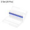 sourcing map 2 Set (20pcs) PCB Drill Bit Set 1/8"
