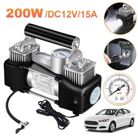 Unbranded Heavy Duty 12V Portable 150PSI Car Tyre Auto Tire Inflator Pump Air Compressor