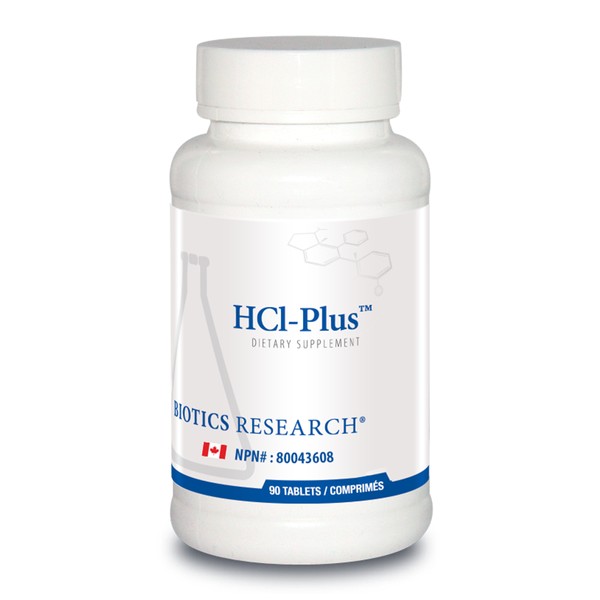 Biotics Research HCL-Plus 90 Tablets