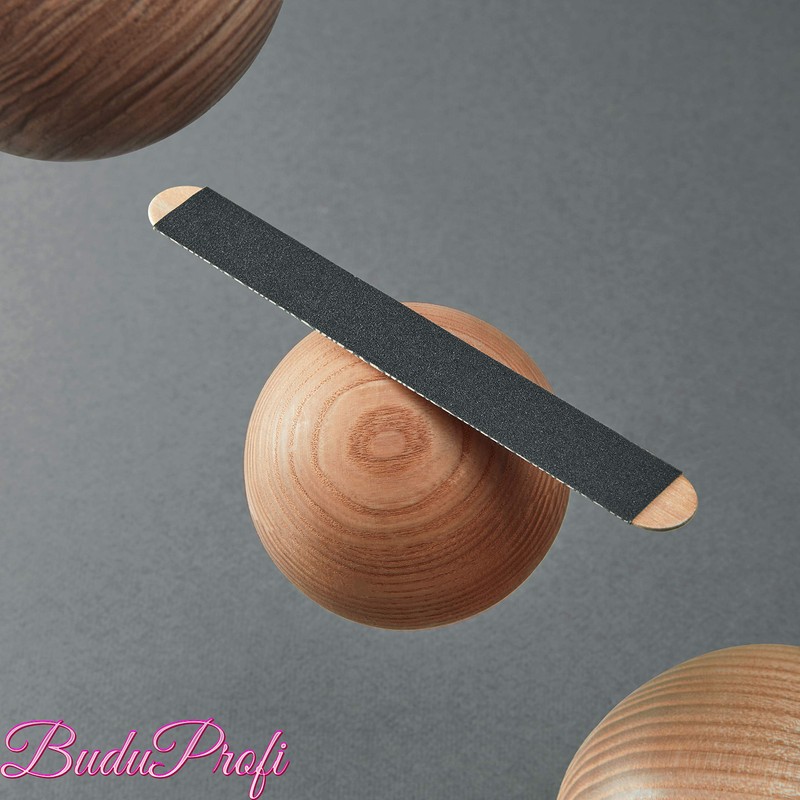 VJ Base 50 x Wooden Nail File Straight for File