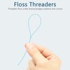Floss Threaders, Deep Clean Dental Floss Threader for Braces, Bridges,