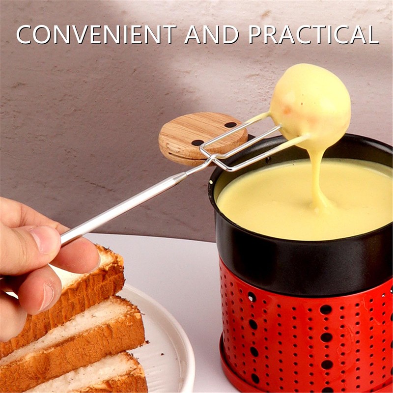 6 Pcs Chocolate Dipping Tools Professional Fondue Forks Stainless Steel