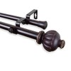 Maykoosh Baroque Bonanza Home Decorative Window Double Curtain Rod, Includes