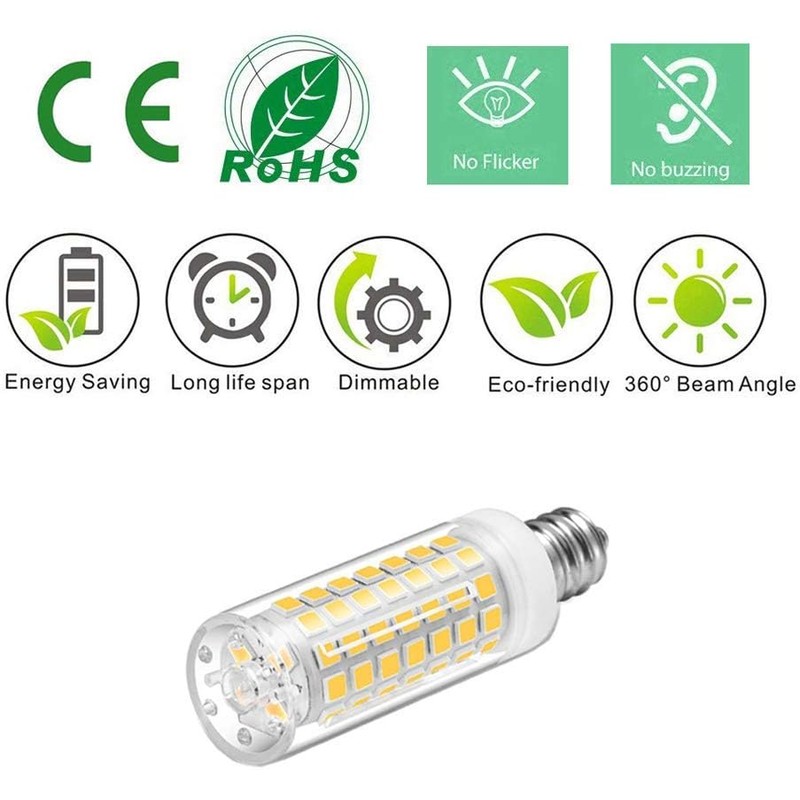 E12 LED Bulb Dimmable 7W C7 Bulb Equivalent to E12
