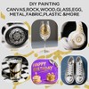 TRANSON 4 Gold and 4 Silver Paint Markers Brush and