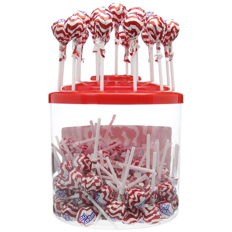 Caramelos Sugar Free Round Ball Lollies, 100-Count