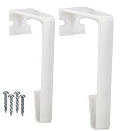 RecPro RV Curtain Tie Back | White | Curtain Hold Down | Window Covering Hold Down (2)