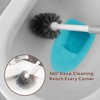 Eyliden Toilet Plunger and Brush, 2 in 1 Toilet Bowl