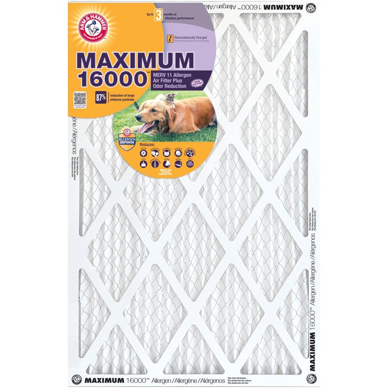Arm & Hammer Max Allergen & Odor Reduction 14x24x1 Air