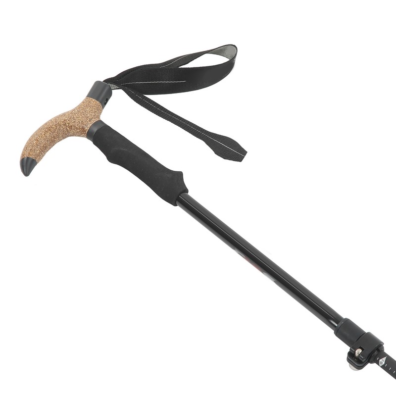 Hiker Hiking Pole Adjustable Telescopic Outdoor Walking Stick Elderly Non