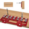 Cabinet Handle Pitch Hardware Jig Kit Woodworking Drawer Door Jig