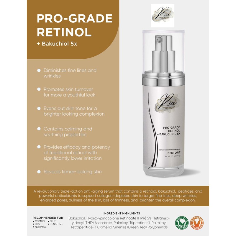 Pro-Grade Retinol + Bakuchiol (5x) Serum
