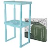 Locker Shelf Adjustable Height and Width, Locker Organizer for Work,