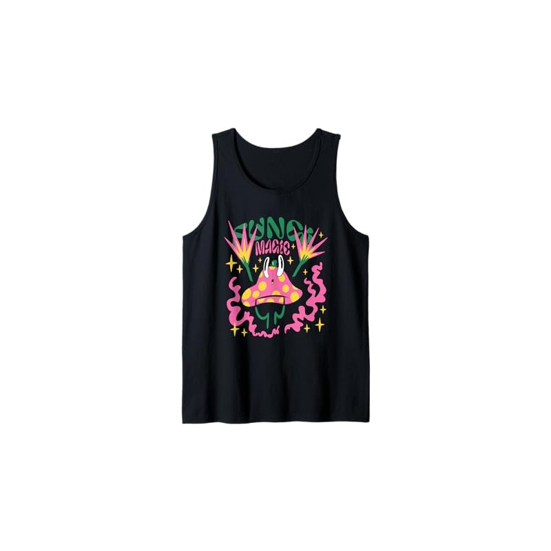 Magic Mushroom Cartoon Tank Top