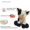CHELEI2019 9" Cow Stuffed Animals Soft Cuddly Cow Plush Stuffed